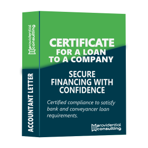 Certificate for a Loan to a Company