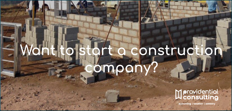 Start a construction company in South Africa